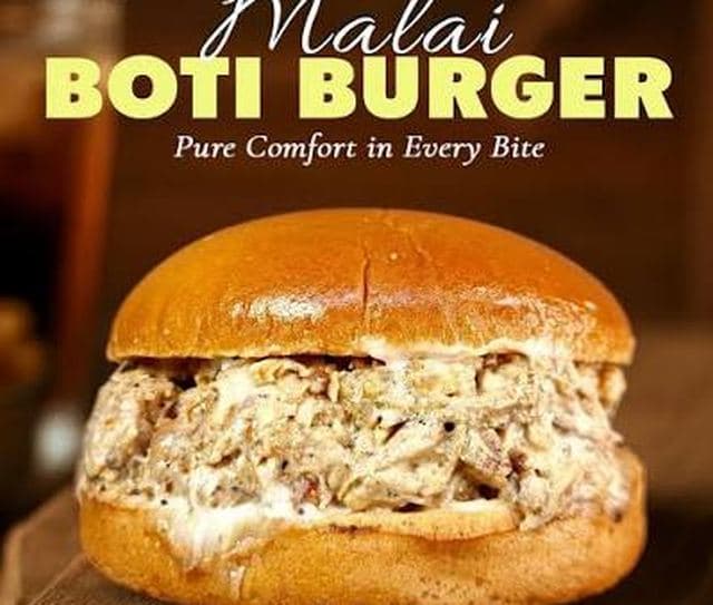 BBQ Malai Burger
