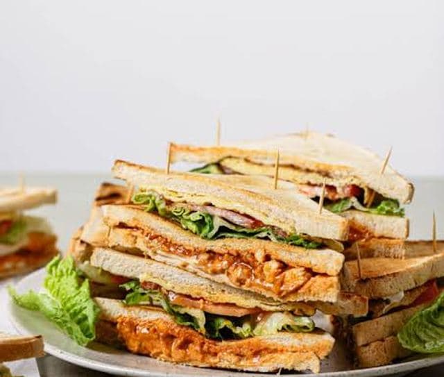 Chicken Tikka Club Sandwich